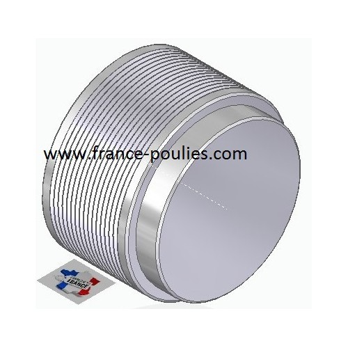 POULIE POLY-V ALU Øext 90 PJ 16 DENTS