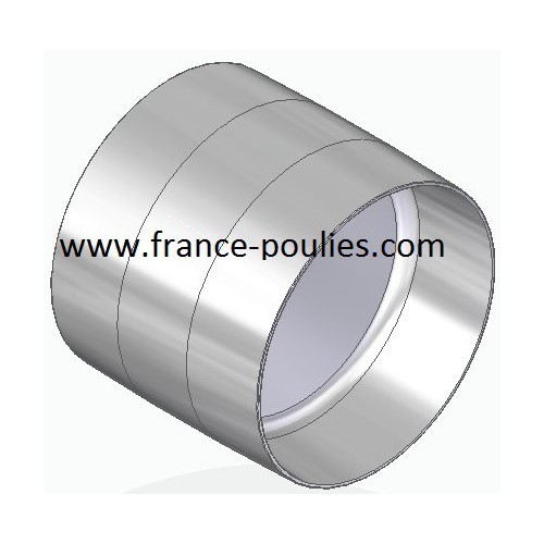 poulie plate alu 70x60 