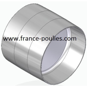 poulie plate alu 70x60 