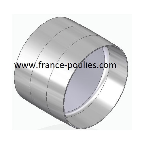 poulie plate alu 80x60 