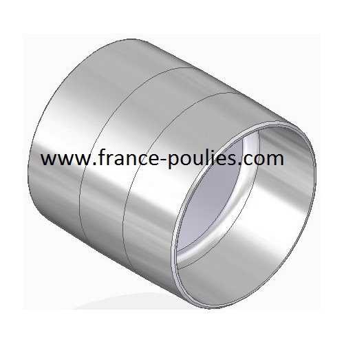 poulie plate alu 80 x80