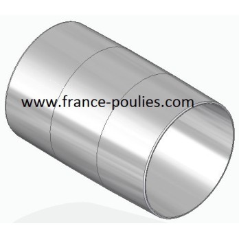 poulie plate alu 80x120