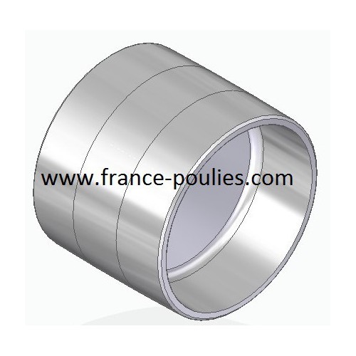 poulie plate alu 100x80 