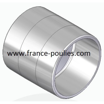 poulie plate alu 100x100