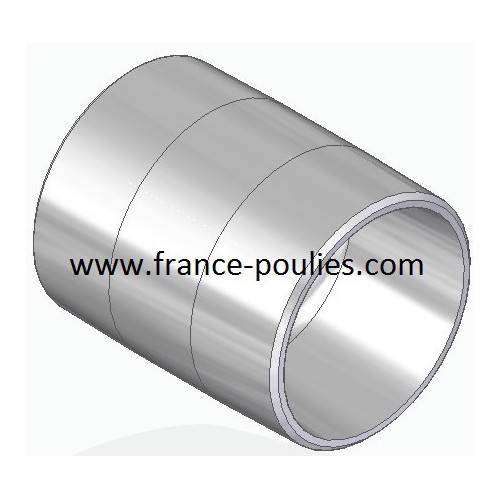 poulie plate alu 100x160