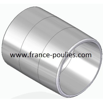 poulie plate alu 100x160