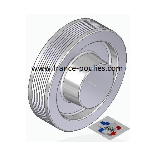 POULIE POLY-V ALU Øext 112 PJ 8 DENTS