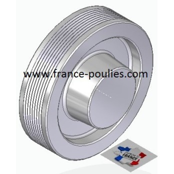 POULIE POLY-V ALU Øext 112 PJ 8 DENTS