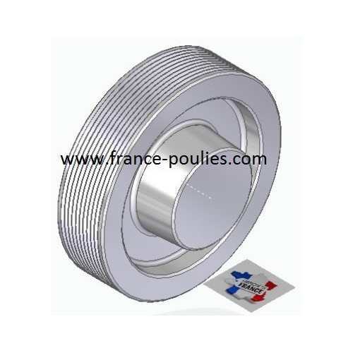 POULIE POLY-V ALU Øext 112 PJ 10 DENTS