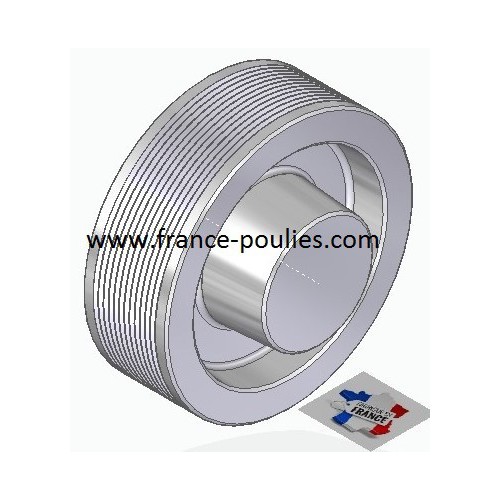POULIE POLY-V ALU Øext 112 PJ 12 DENTS