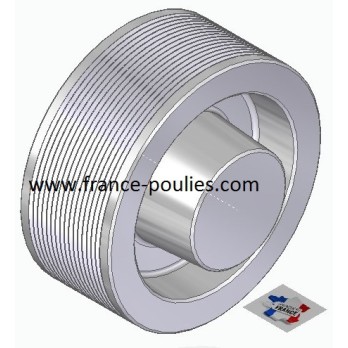 POULIE POLY-V ALU Øext 112 PJ 16 DENTS