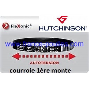 courroie poly v 614 pj 6 dents flexonic 