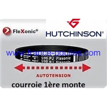 COURROIE POLY V 598 PJ 8 DENTS FLEXONIC