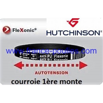 COURROIE POLY V 449 PJ 8 DENTS FLEXONIC