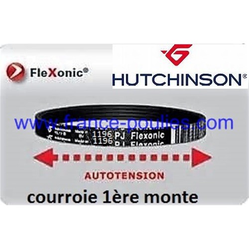 courroie poly v 1196 pj 10 dents flexonic 