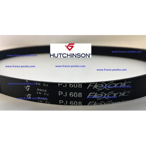 courroie poly v 608 pj 5 dents flexonic Hutchinson 