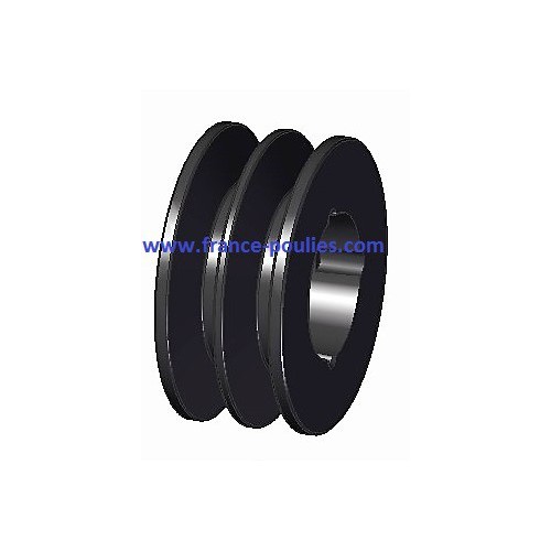 poulie fonte 2 spa Øp71 pour moyeu amovible 