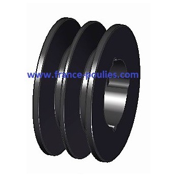 poulie fonte 2 spa Øp71 pour moyeu amovible 