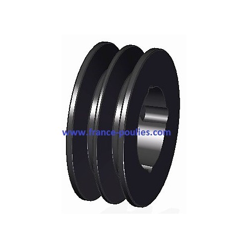 poulie fonte 2 spa Øp85 pour moyeu amovible 