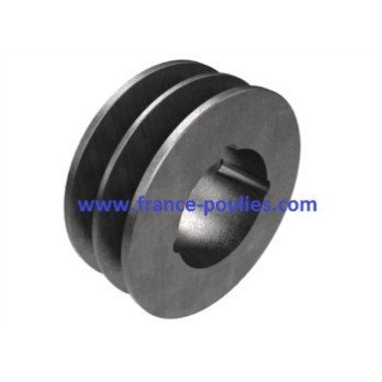 poulie fonte 2 spa Øp 90 pour moyeu amovible 