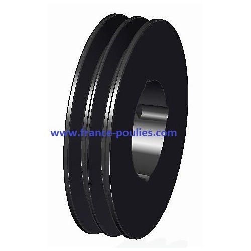 poulie fonte 2spa Øp150 pour moyeu amovible 