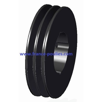 poulie fonte 2spa Øp150 pour moyeu amovible 