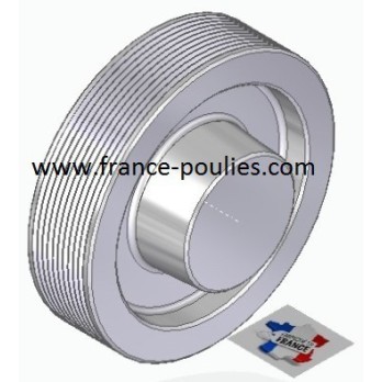 POULIE POLY-V ALU Øext 112 PJ 10 DENTS