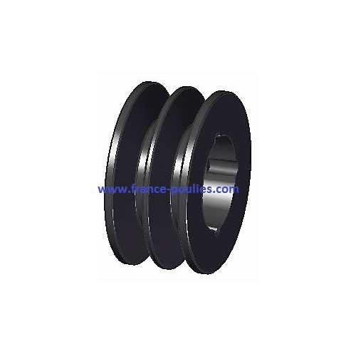 poulie fonte 2 spa Øp63 pour moyeu amovible 