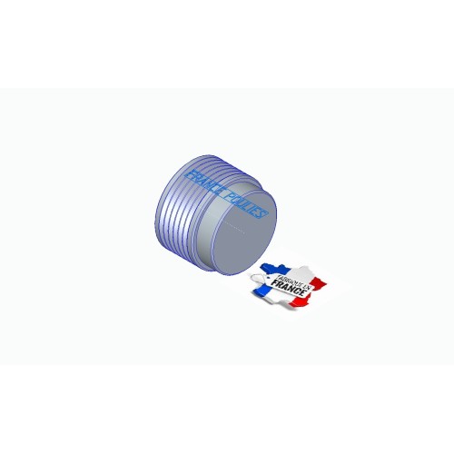 POULIE POLY-V ALU Øext 56 PK 6 DENTS