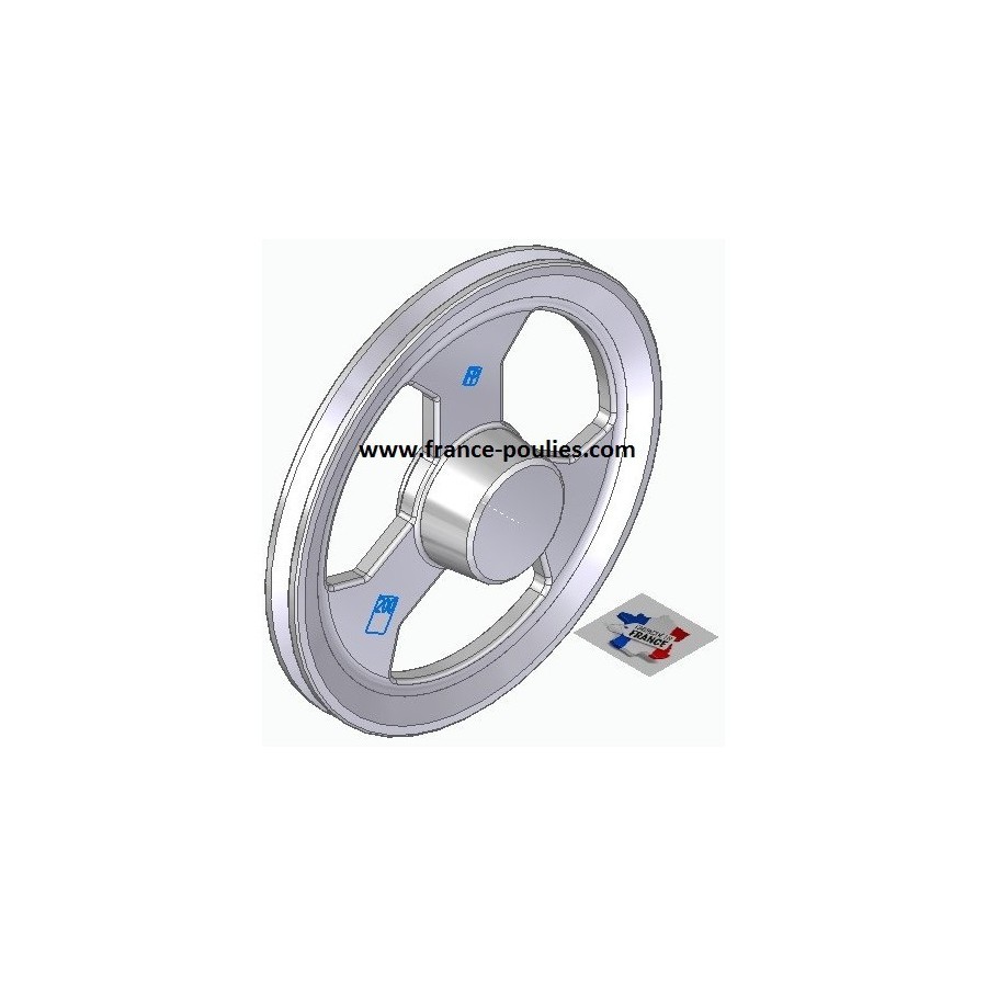  POULIE ALU 1 SPZ ØP 150 