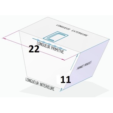 Courroie trapézoïdale section C
